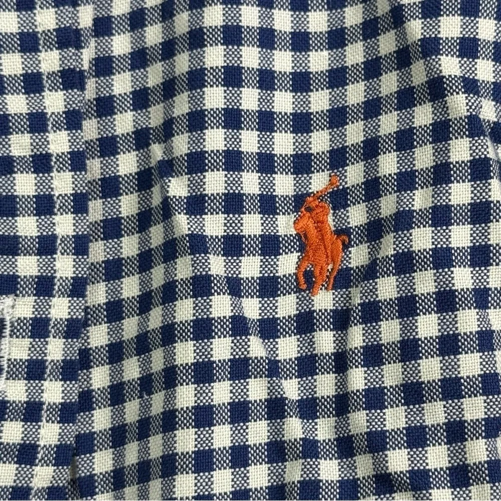 Ralph Lauren Blue Casual Button Down Shirt Kids Size 5